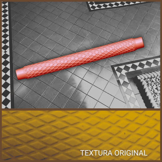RODILLO TEXTURIZADOR - ROMBO