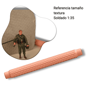 RODILLO TEXTURIZADOR - LADRILLO HORIZONTAL