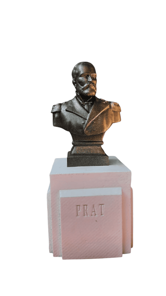Busto Arturo Prat 14 cm