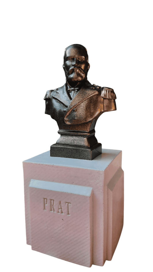 Busto Arturo Prat 14 cm